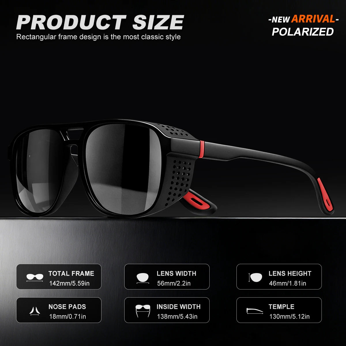 Polarized Sports Sunglasses | Lightweight UV400 Protection for Outdoor Fun