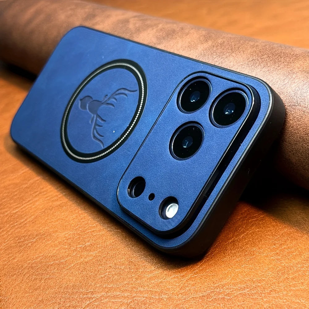 Luxury PU Leather Deer Case for Multiple iPhone Models