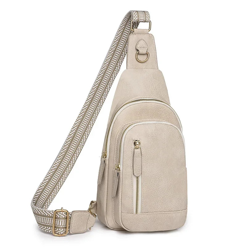 Stylish PU Leather Women Sling Bag | Versatile Crossbody Pack