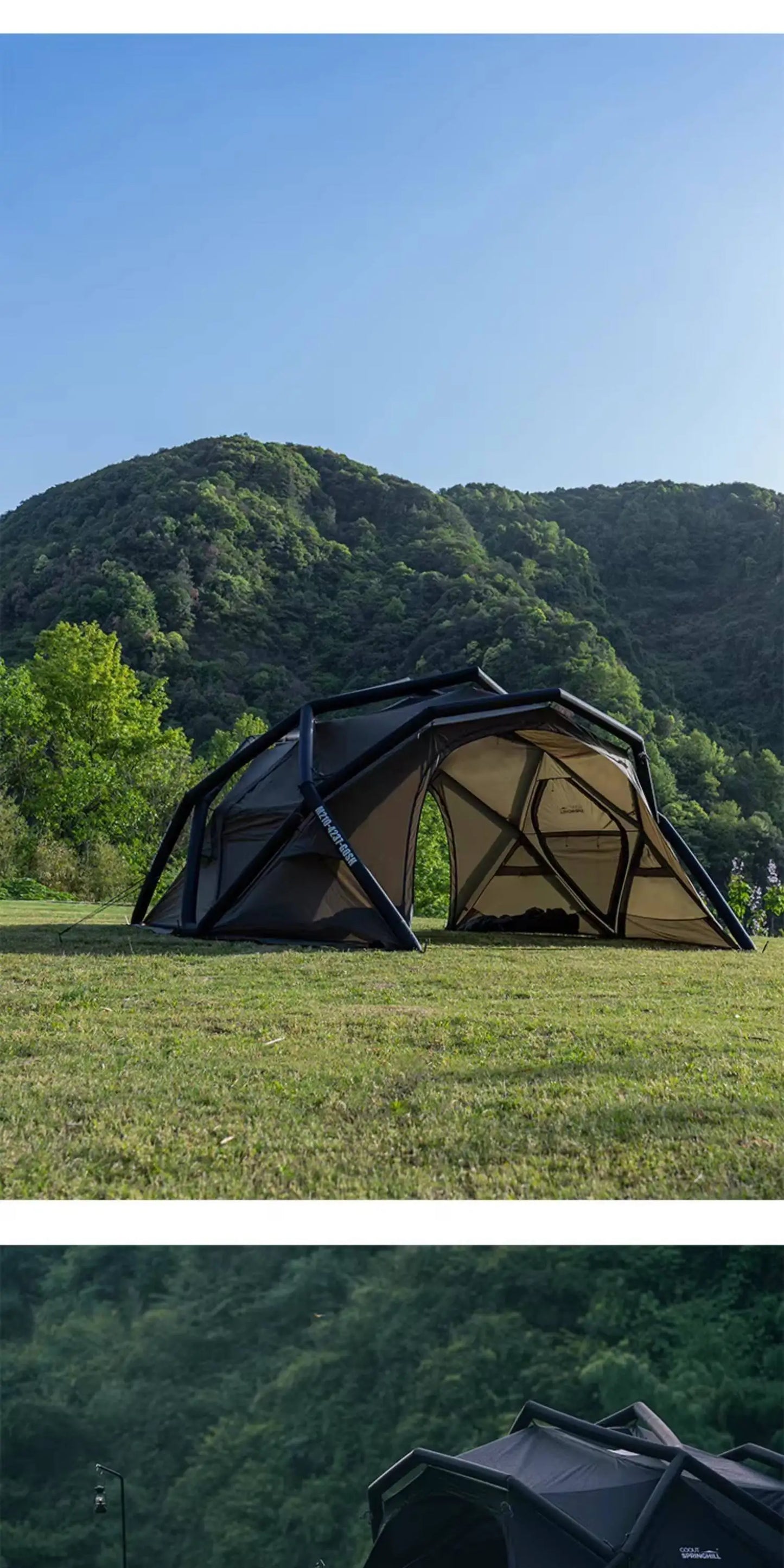 Portable Inflatable Ball Tent for Outdoor Camping | Heavy Rain Shelter