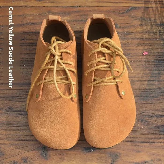 Handmade Genuine Leather High Top Women's Shoes | Stylish Casual Footwear