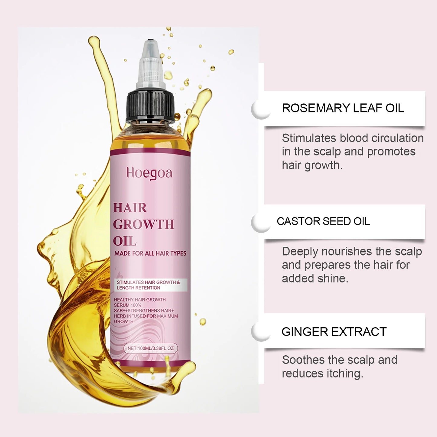 Nourishing Hair Care Oil for Dry & Frizzy Hair | Hydrates & Smooths