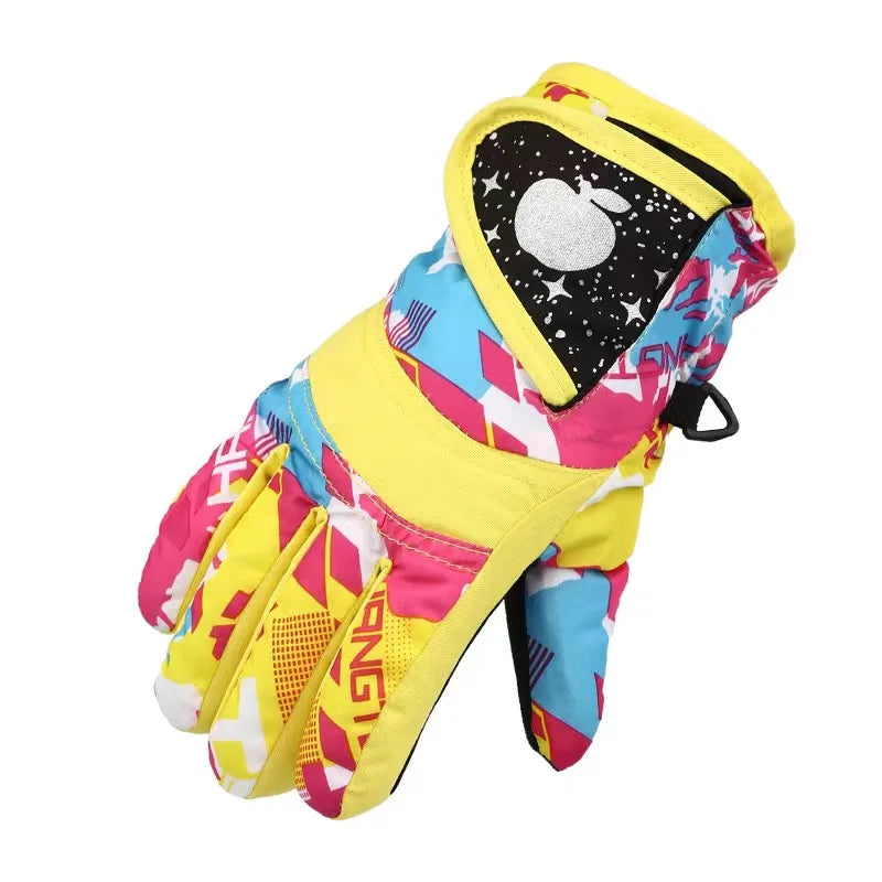 Winter Warm Snowboarding Ski Gloves for Kids | Waterproof & Breathable