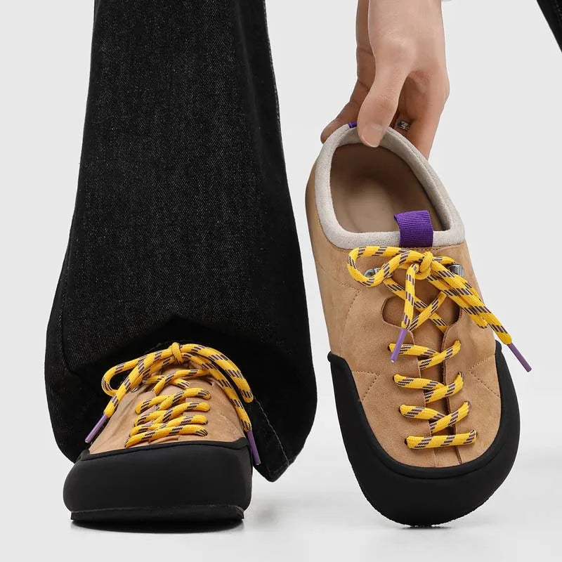 Men's Suede Sandals | Retro Stylish Slingback Walking Shoes