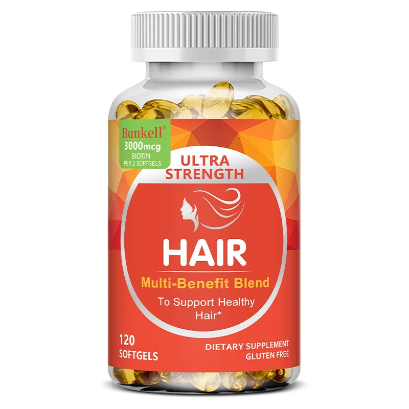 Biotin & Keratin Supplement | Hair Growth, Skin & Nails Support