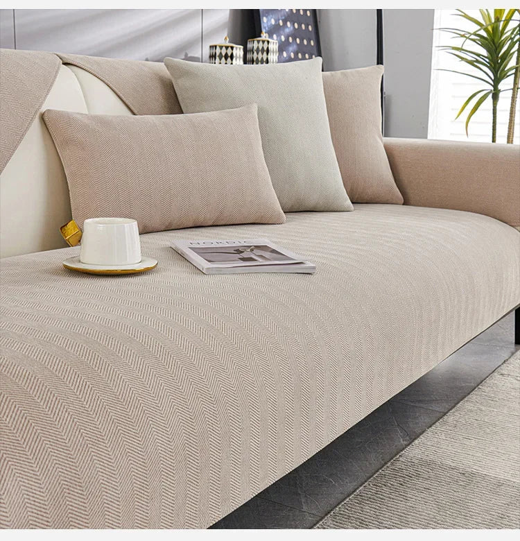 Universal Chenille Fabric Non-Slip Sofa Seat Cover | Home Decor
