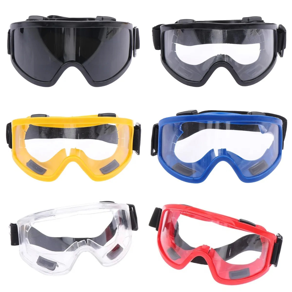 Industrial Safety Goggles | Anti-Splash Clear Eye Protection