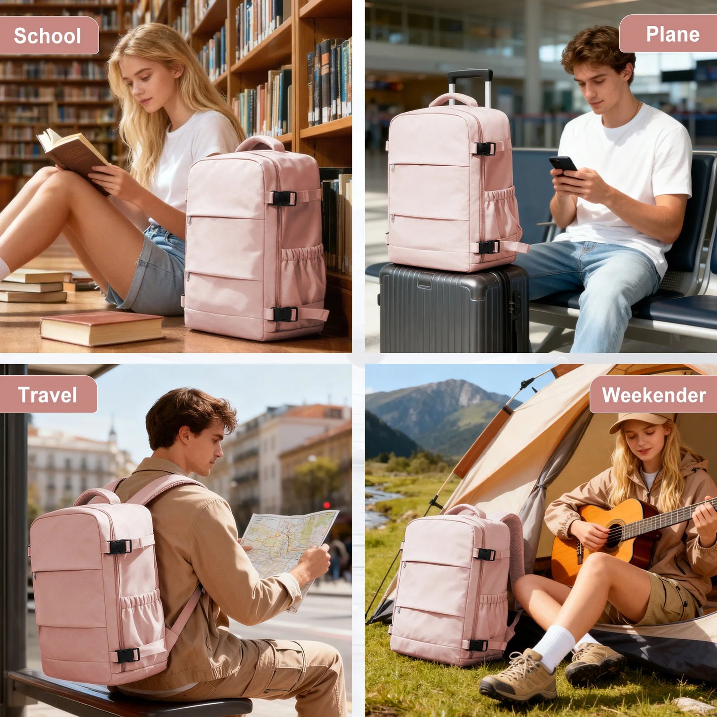 Versatile Cabin Backpack for Travel & Leisure | Unisex Design