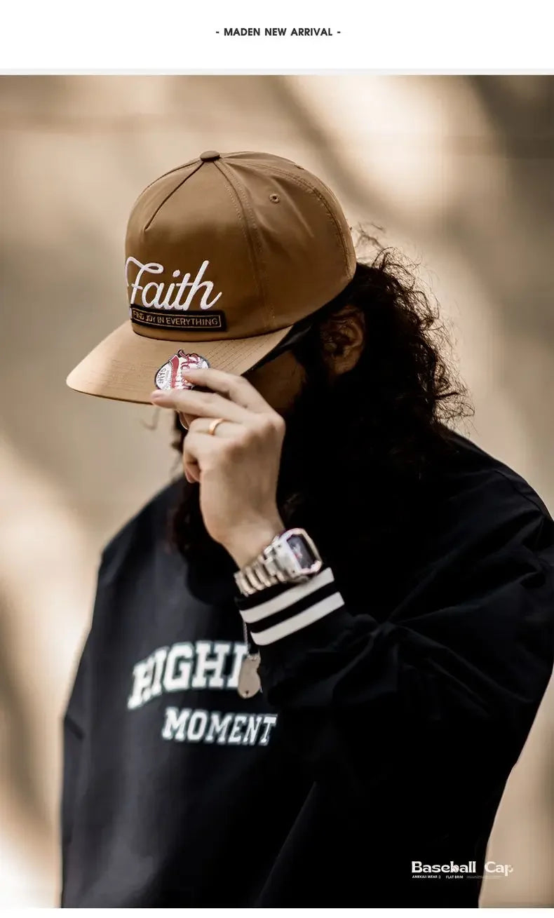 Unisex Vintage Letter Embroidered Baseball Cap | Casual Sun Hat
