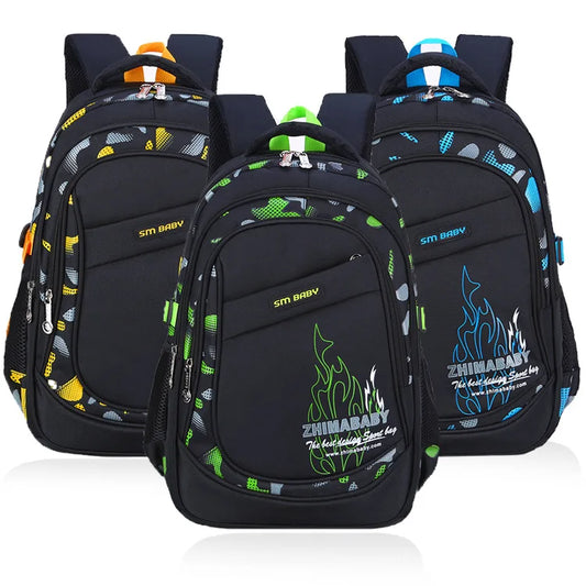 Mochila Escolar Impermeable Ligera para Niños | Gran Capacidad