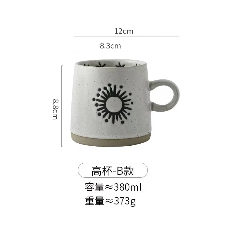 Kawaii Japanese Ceramic Mug | Cute Coffee & Tea Cup for Gifts