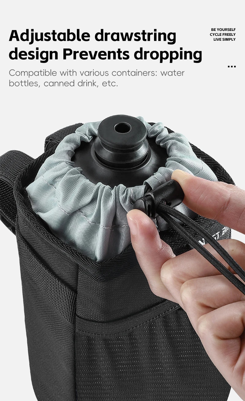 Bicycle Handlebar Bag | Water Bottle Carrier & Insulation Bag