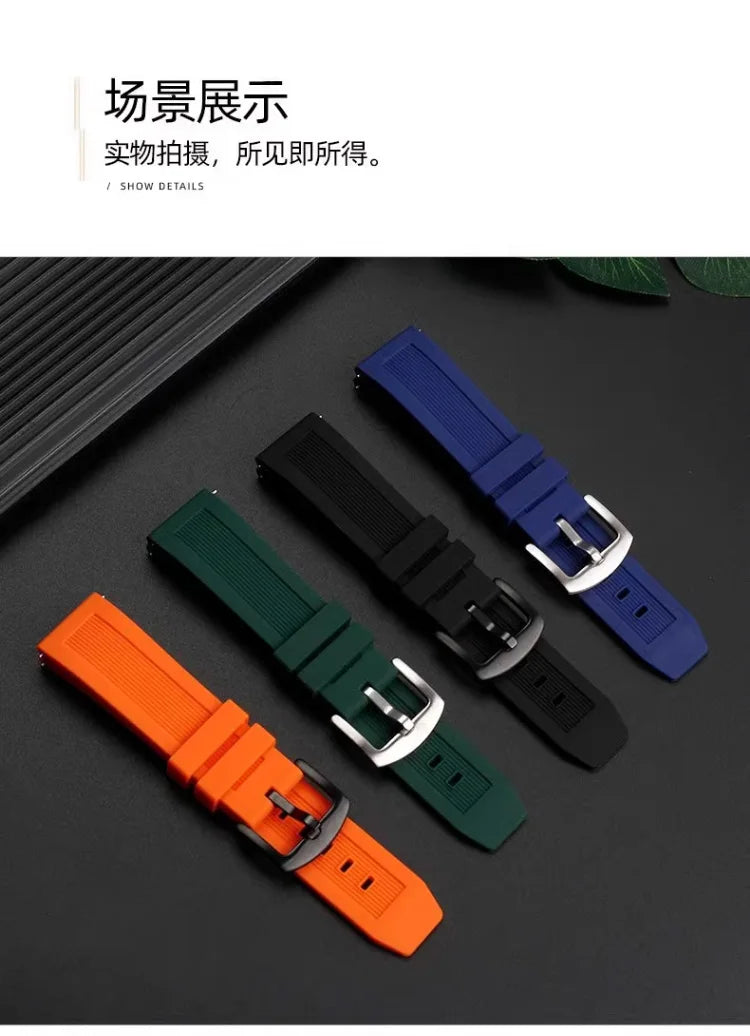 Versatile Silicone Watch Strap | Comfortable & Stylish Design