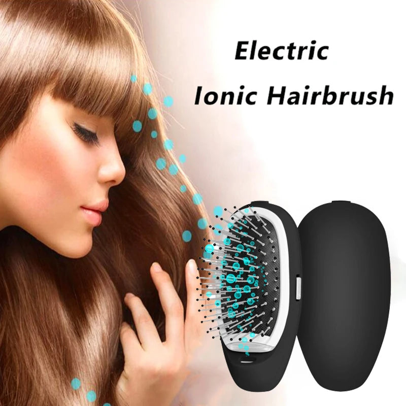 Black Ionic Styling Hairbrush | Enhance Shine & Manageability
