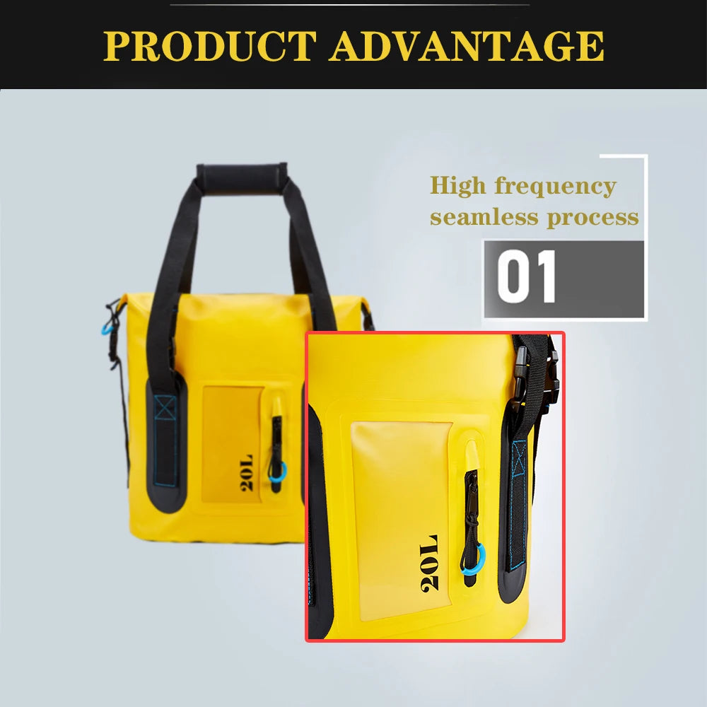 20L Waterproof Bag | Lightweight & Durable for Water Sports