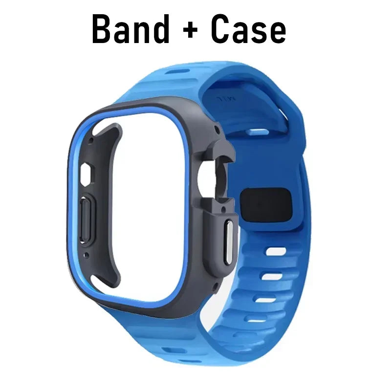 Versatile TPU Case & Silicone Strap for Smartwatches