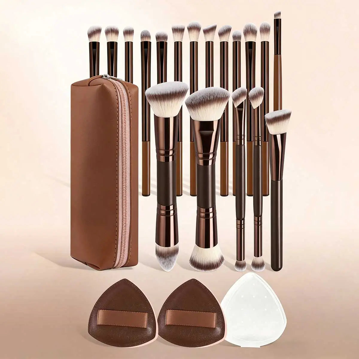 Professional Makeup Brush Set | Portable Dual-Ended Tools