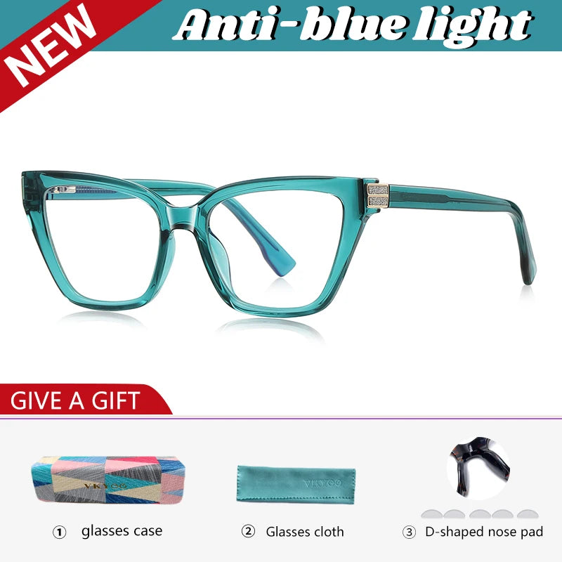 Chic Cat Eye Anti-Blue Light Reading Glasses for Women
