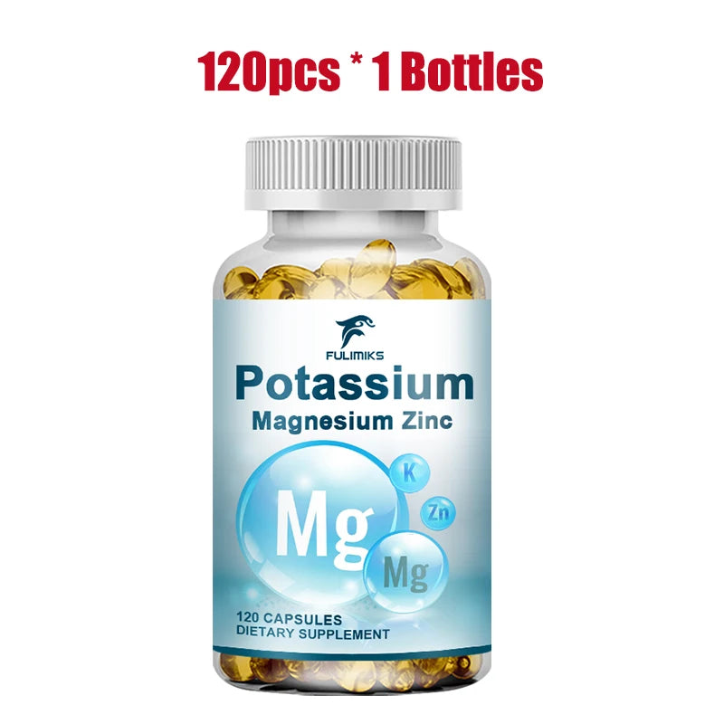 Magnesium Potassium Zinc Supplement Capsules for Optimal Health