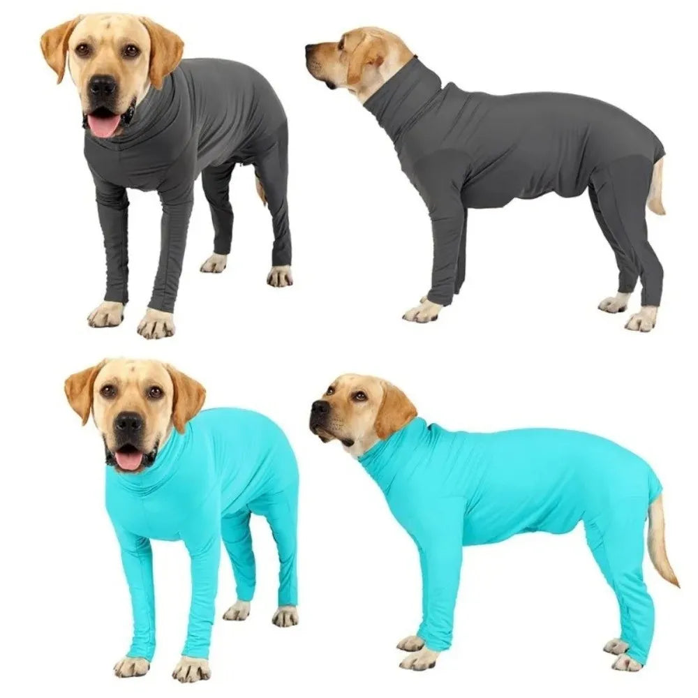 Comfortable Long-Sleeved Dog Jumpsuit | Soft Anti-Shedding Pajamas