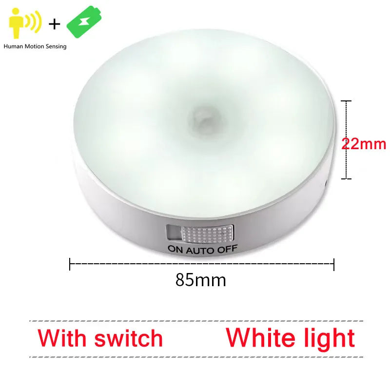Rechargeable Motion Sensor LED Night Light for Home Use