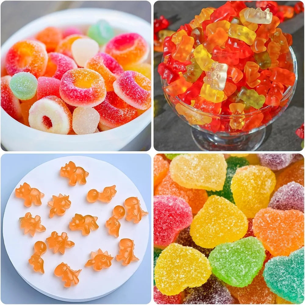 DIY Candy Silicone Moulds Set | Create Fun Gummy Treats at Home