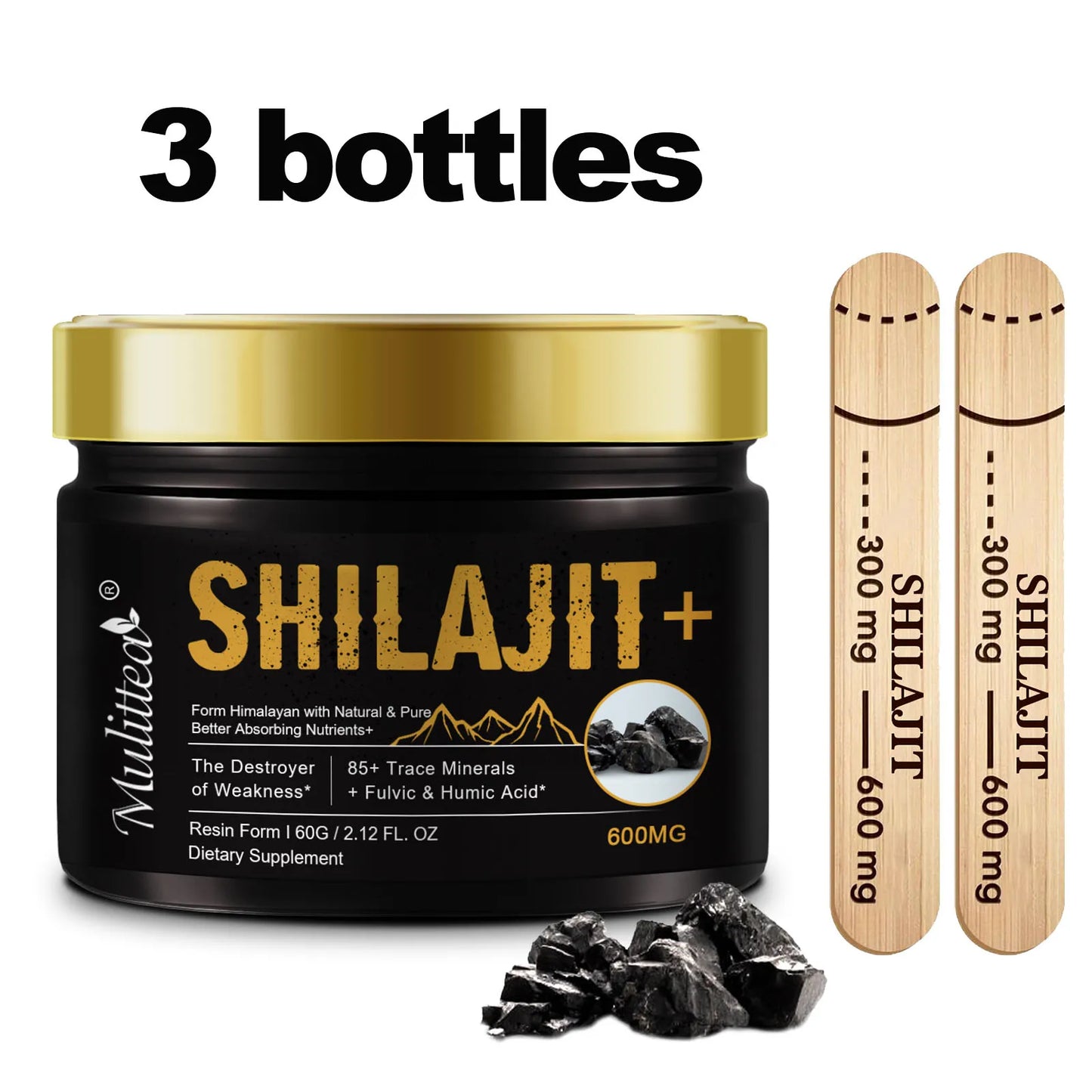 Pure Shilajit with 85+ Trace Minerals | Boost Immune & Metabolic Health