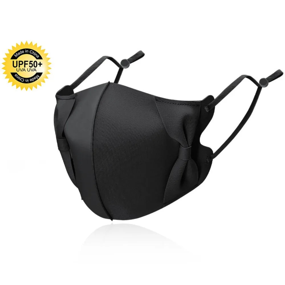3D Bow Anti-UV Face Mask | Breathable UPF50+ Sunscreen Protection