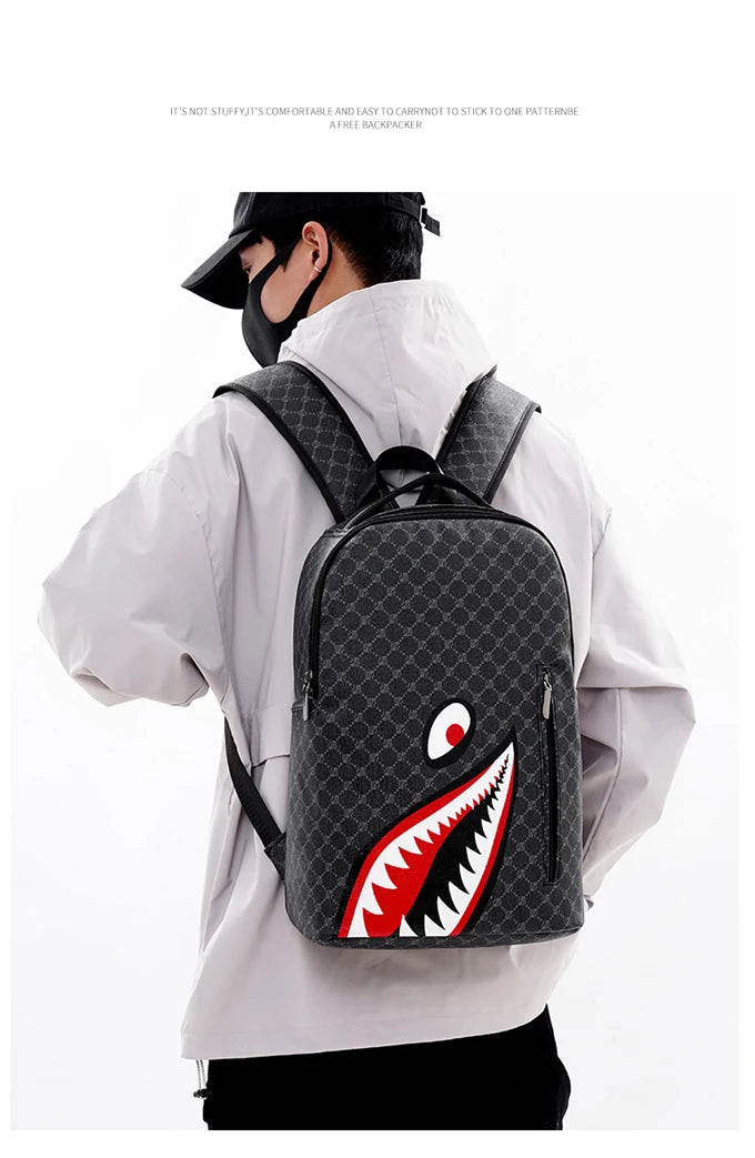 Multifunctional Leather Backpack for Men | Stylish Travel & Work Bag