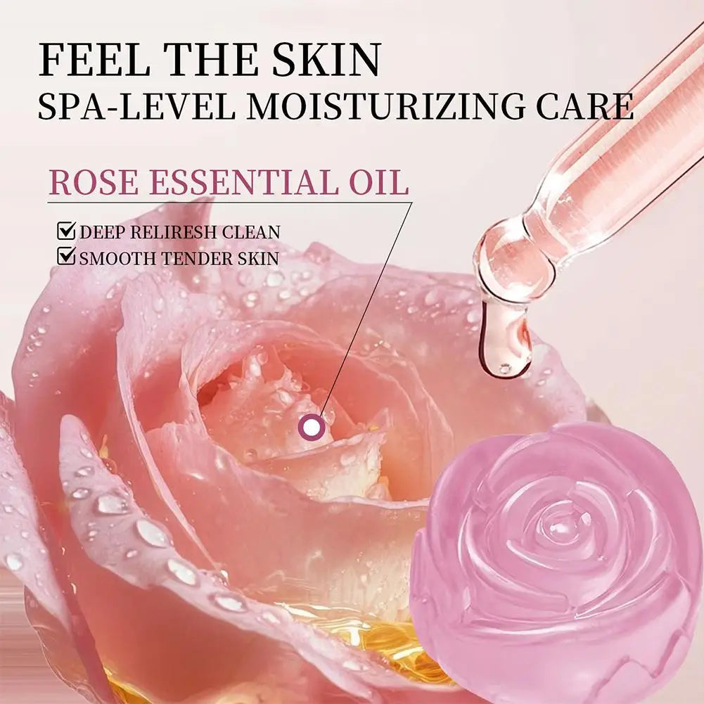 Rose Oil Whitening Soap | Brightening & Nourishing Cleansing Bar