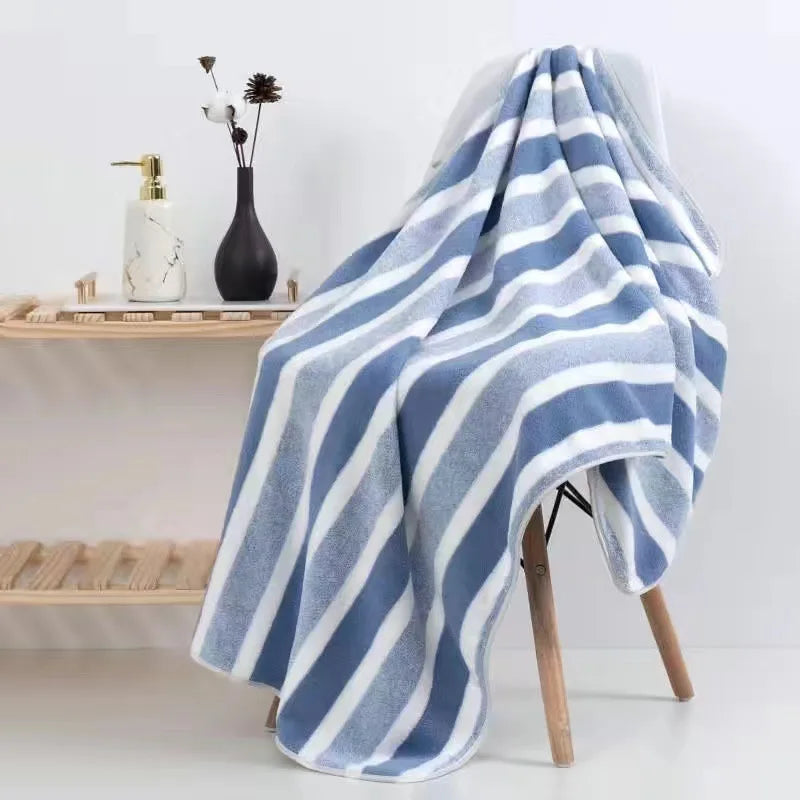 Soft Striped Towel Set | Quick Drying & Absorbent Towels