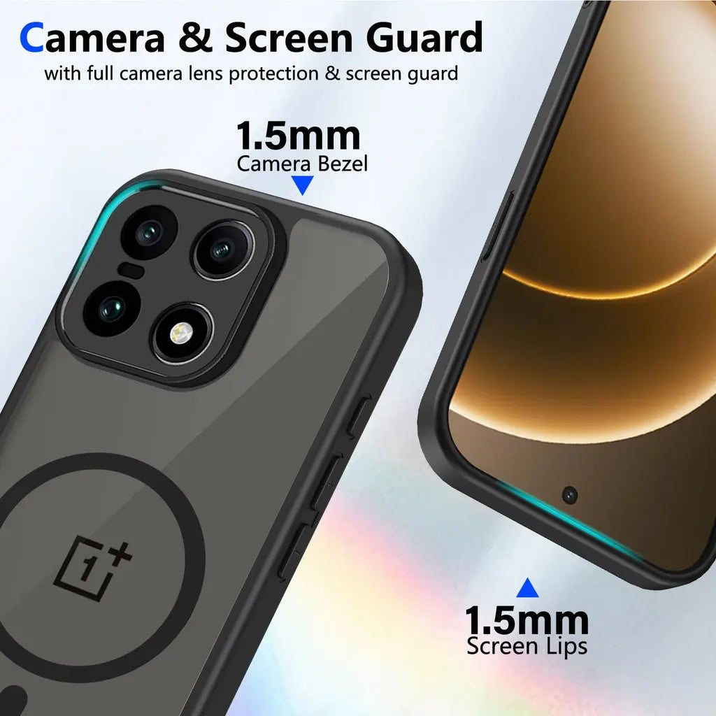 Protective Matte Skin Case for OnePlus | Shockproof & Wireless Charging