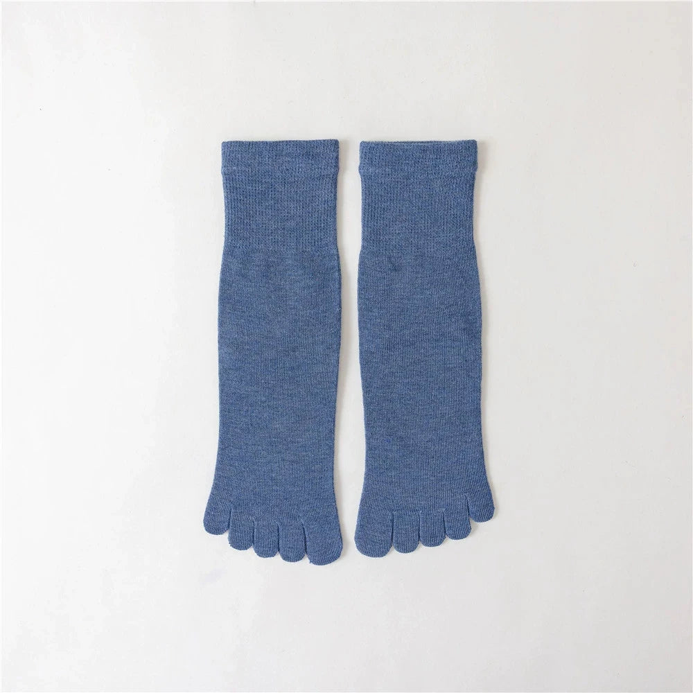 Compression Yoga Five Finger Socks for Women | Non-Slip Fitness Gear