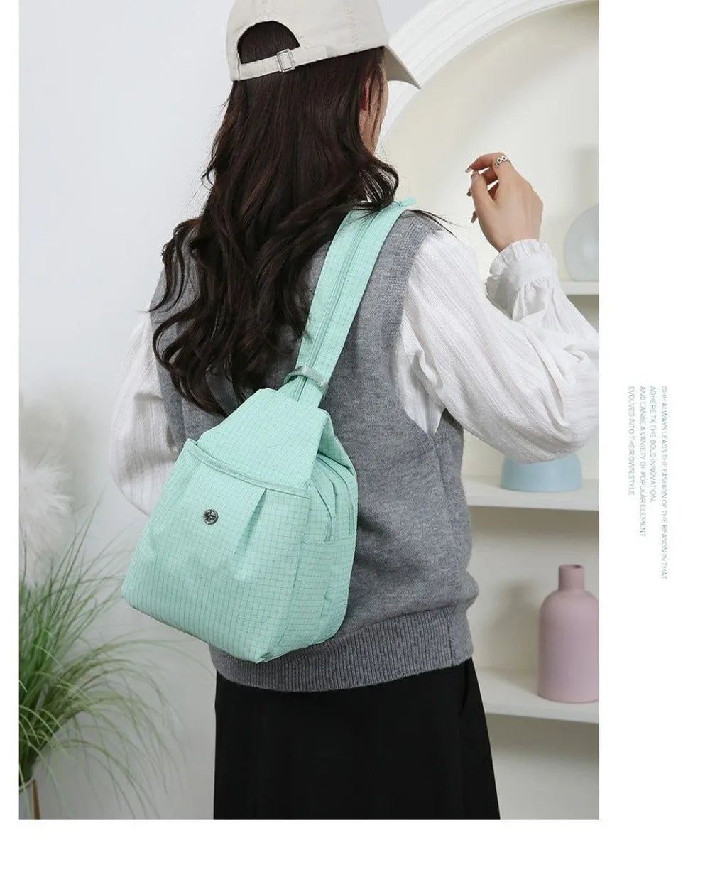 Large Capacity Waterproof Oxford Fabric Backpack for Travel & Hiking