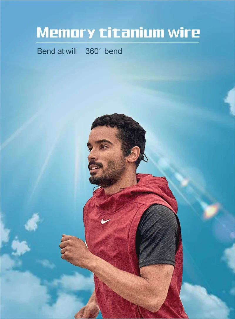 Wireless Bone Conduction Earphones | Waterproof Bluetooth Headphones