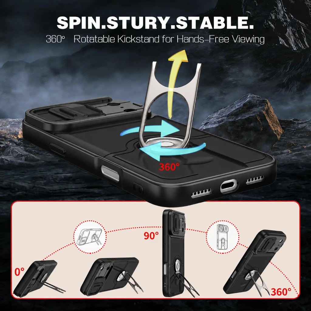 Slide Lens Cover for iPhone 17 Pro Max | Fall Protection Case