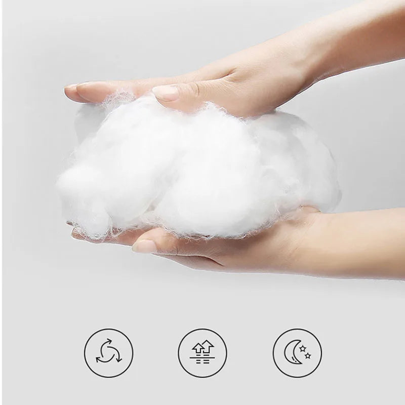 Cooling Ice Bean Neck Pillow | Fluffy Massage Backrest Cushion