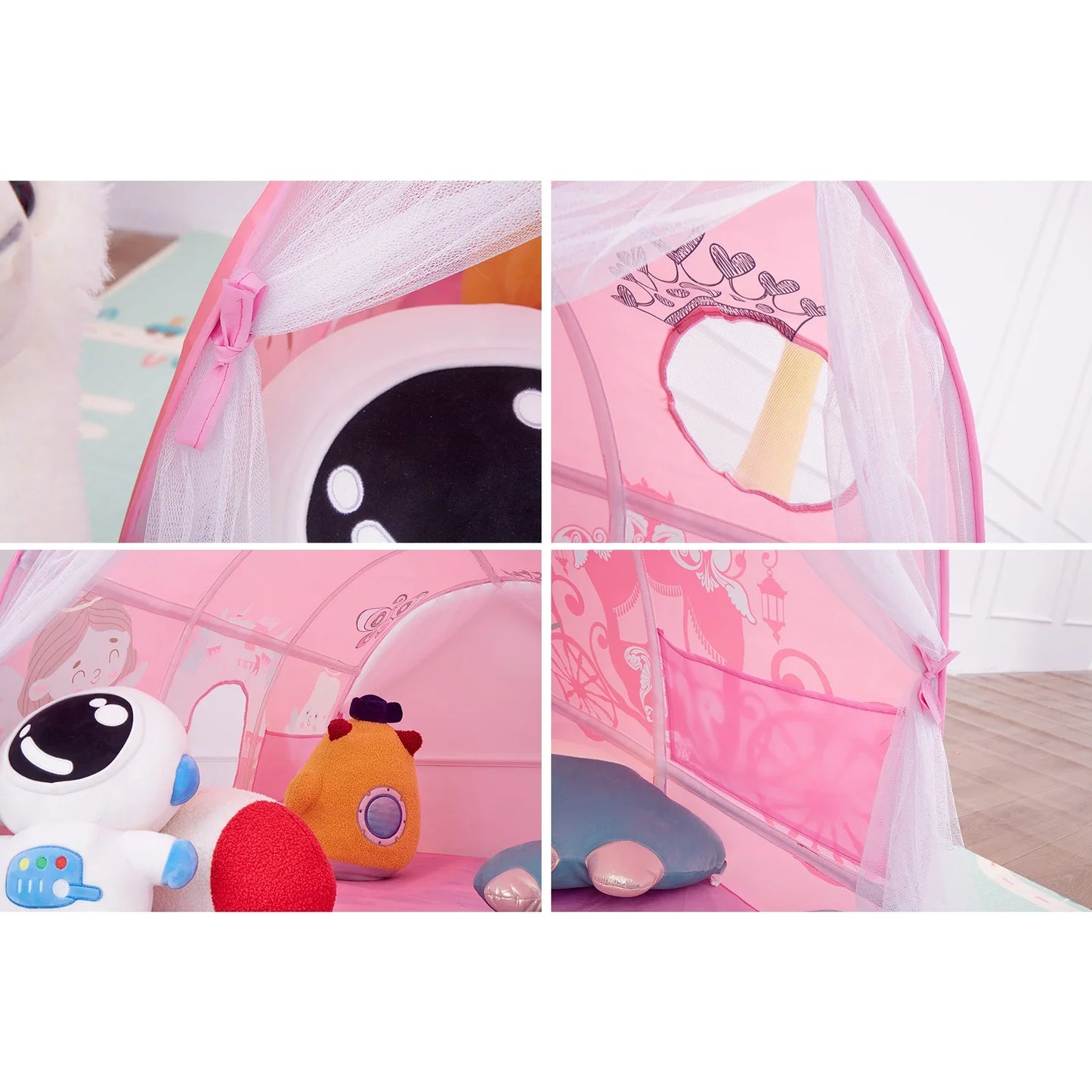2 In 1 Portable Children's Play Tent | Fun Indoor & Outdoor Decor