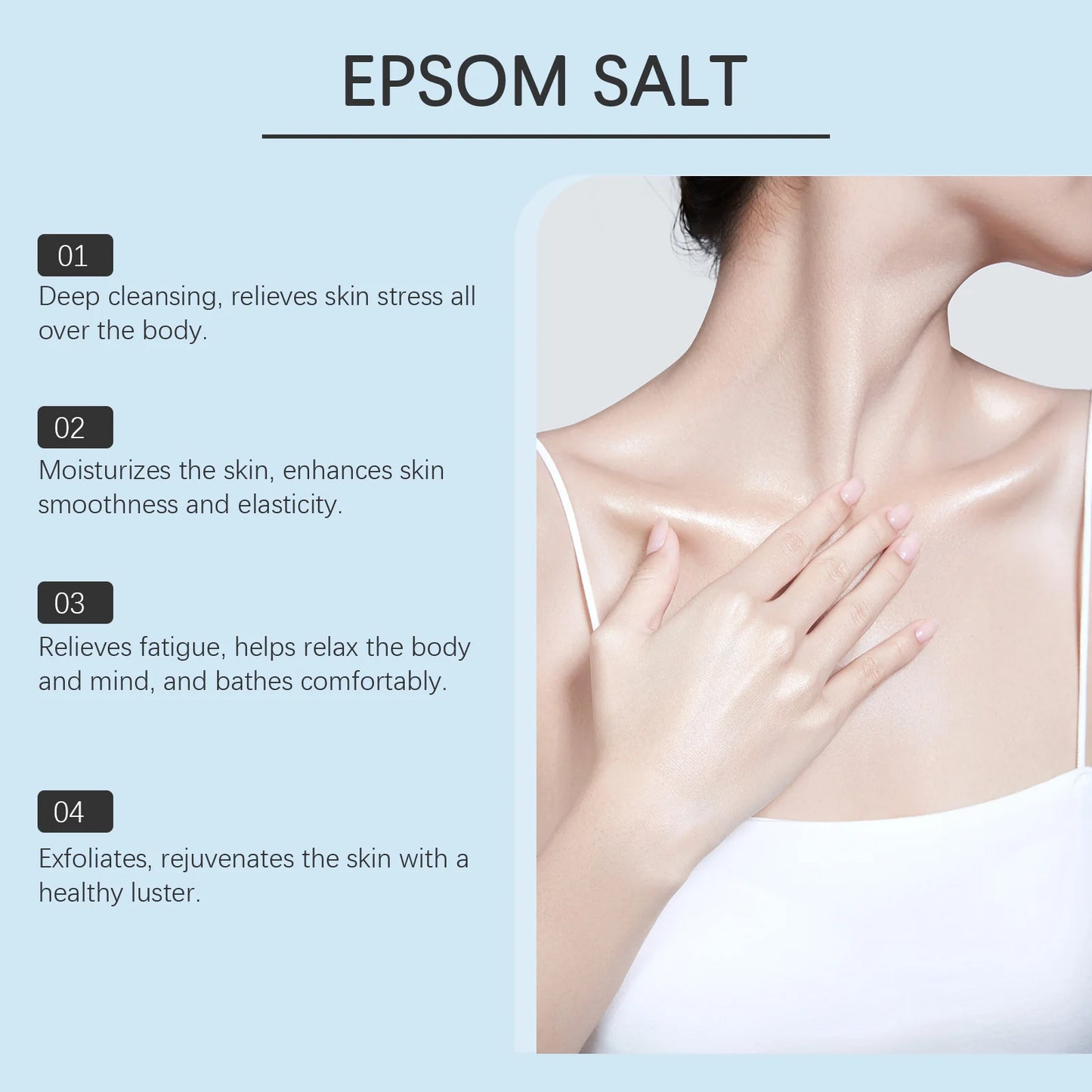 Exfoliating Bath Salt for Smooth, Nourished Skin | Spa Experience