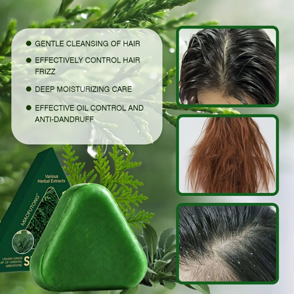 Natural Herbal Shampoo Soap | Nourishing Hair Care for All