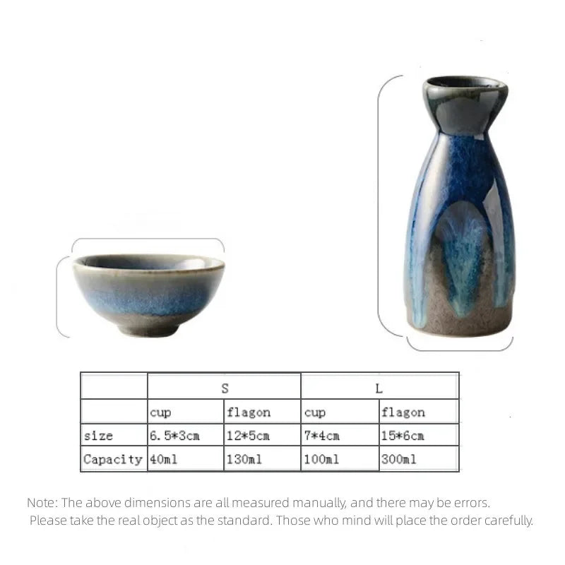 Japanese Vintage Ceramic Sake Pot | Elegant Wine Dispenser