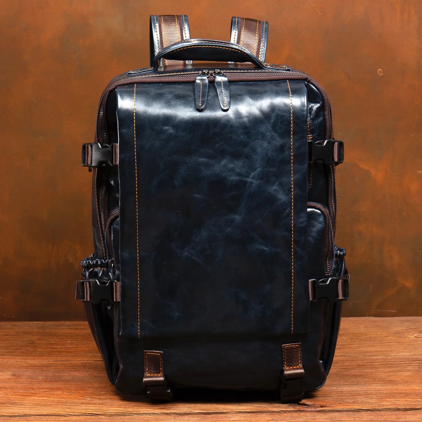Handmade Genuine Leather Backpack for Men | Stylish & Functional