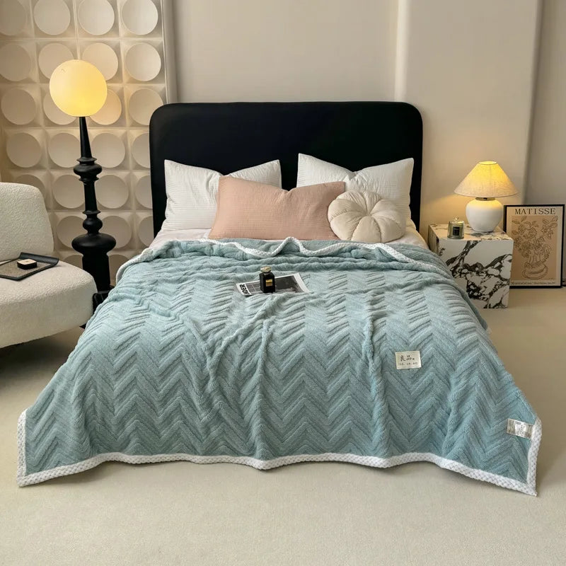 High-Quality Multi-Layer Fleece Blanket | Warm & Cozy Comfort