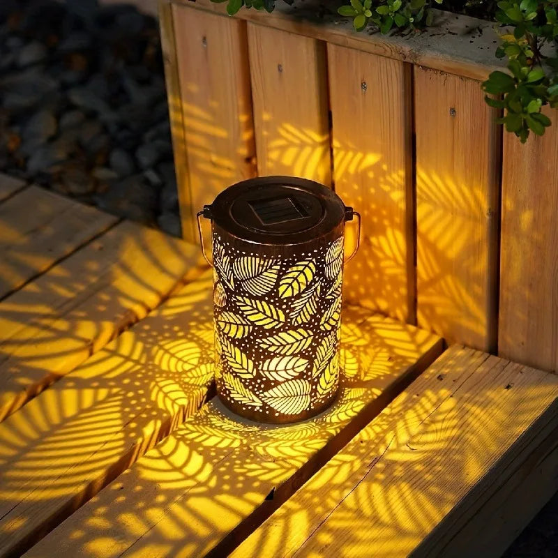 Solar Lantern Outdoor Decor | Elegant Pathway Lighting for Gardens