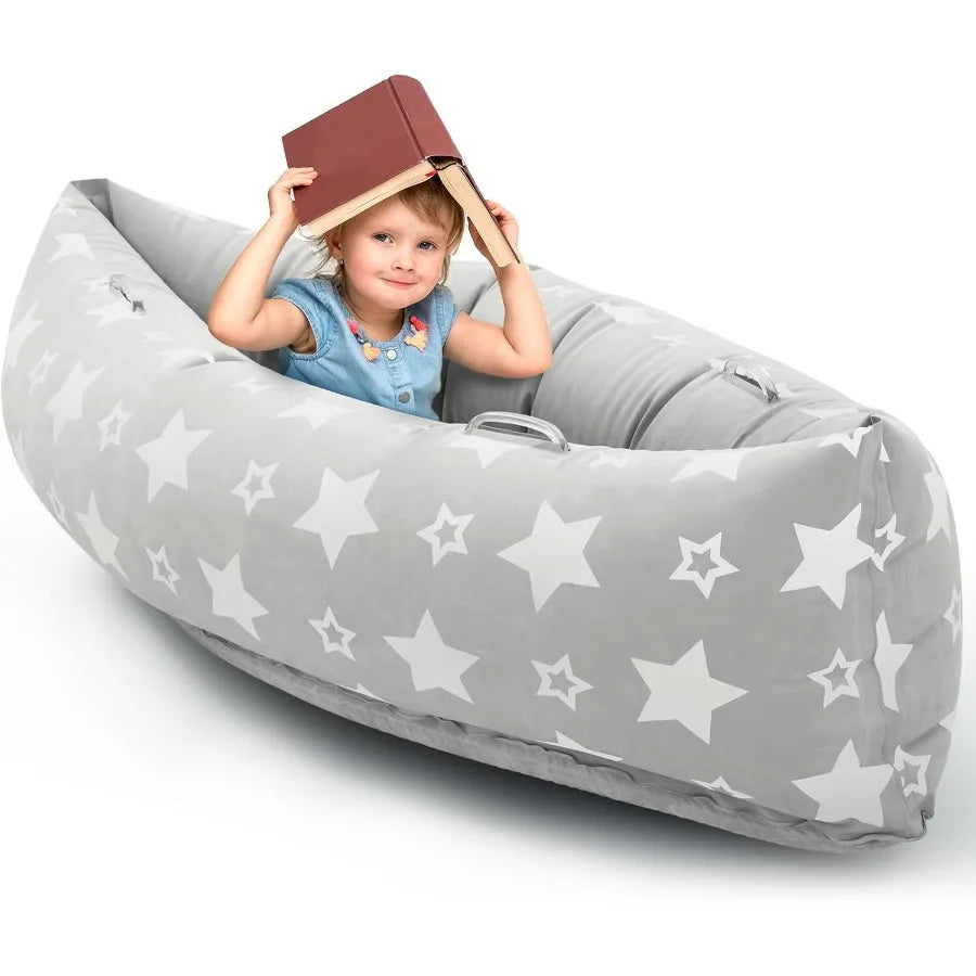 60 Inch Inflatable Pea Pod Canoe | Sensory Calm and Play Toy