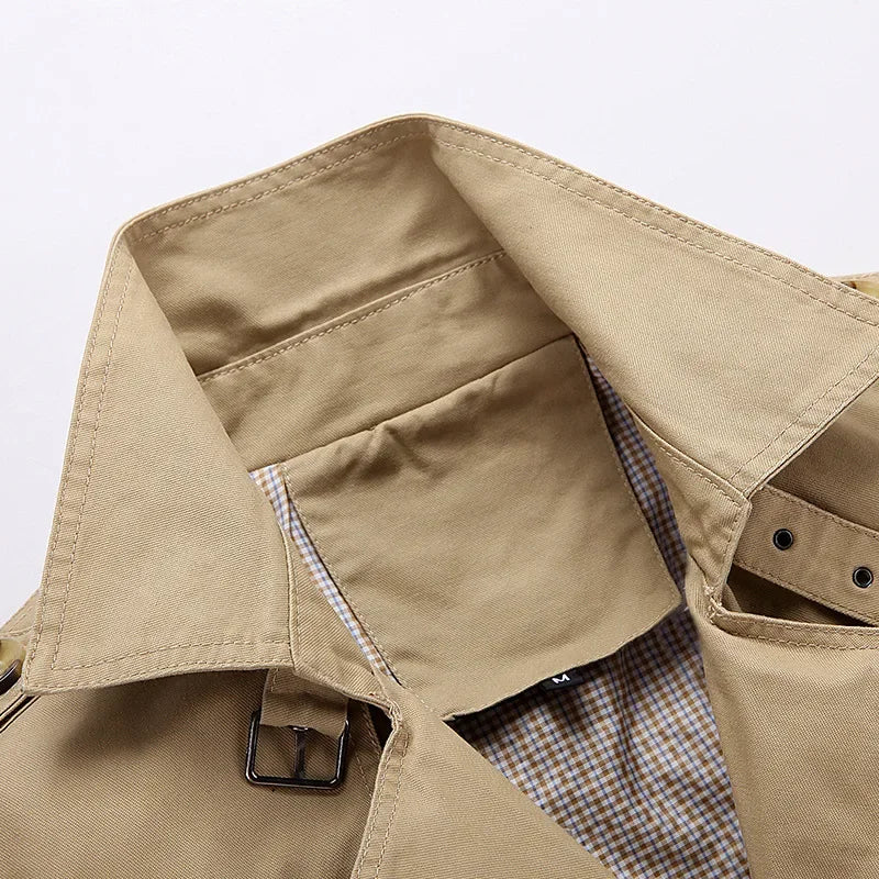 Men's Casual Windbreaker Long Jackets | Stylish Trench Coat