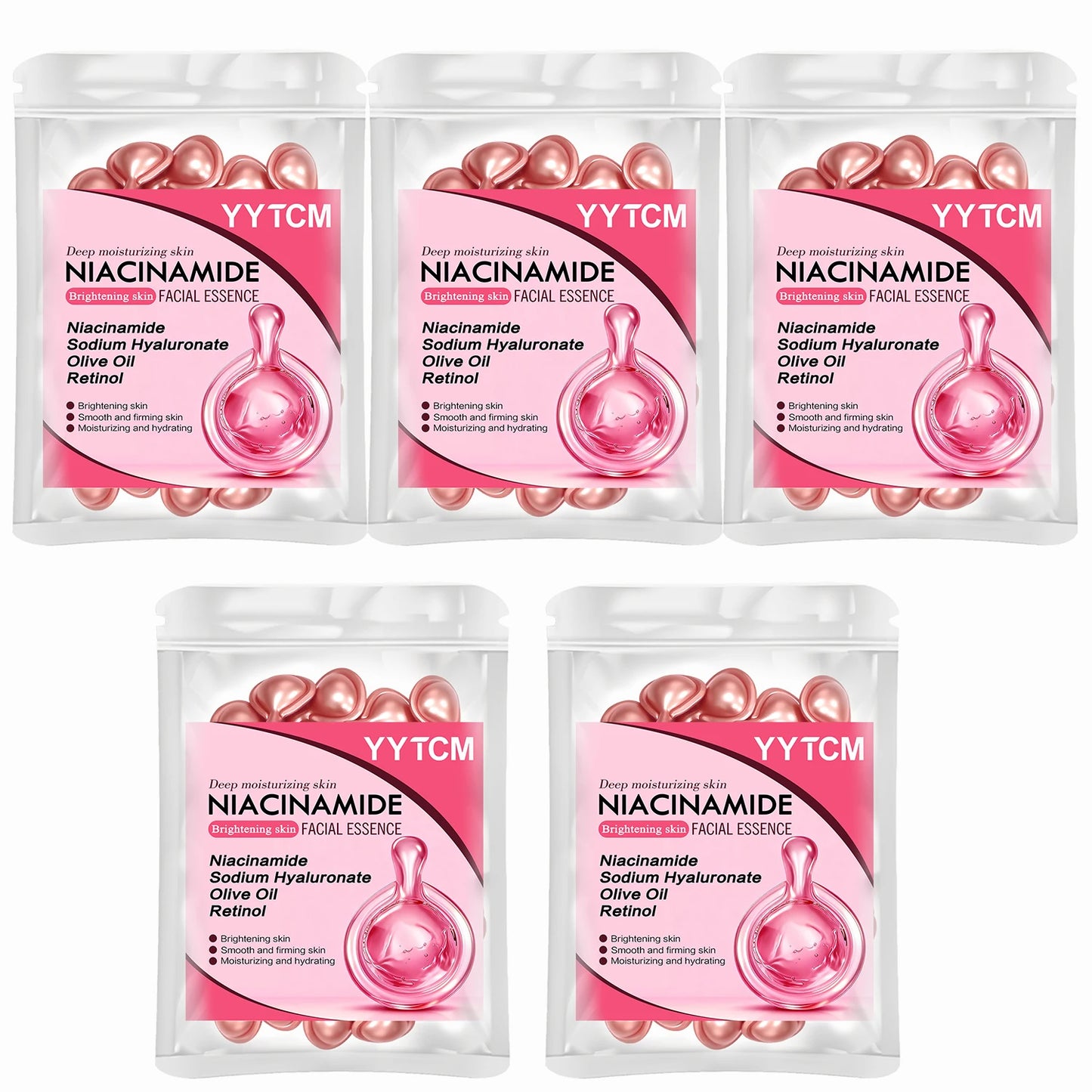 Niacinamide Facial Essence Capsules for Radiant Skin