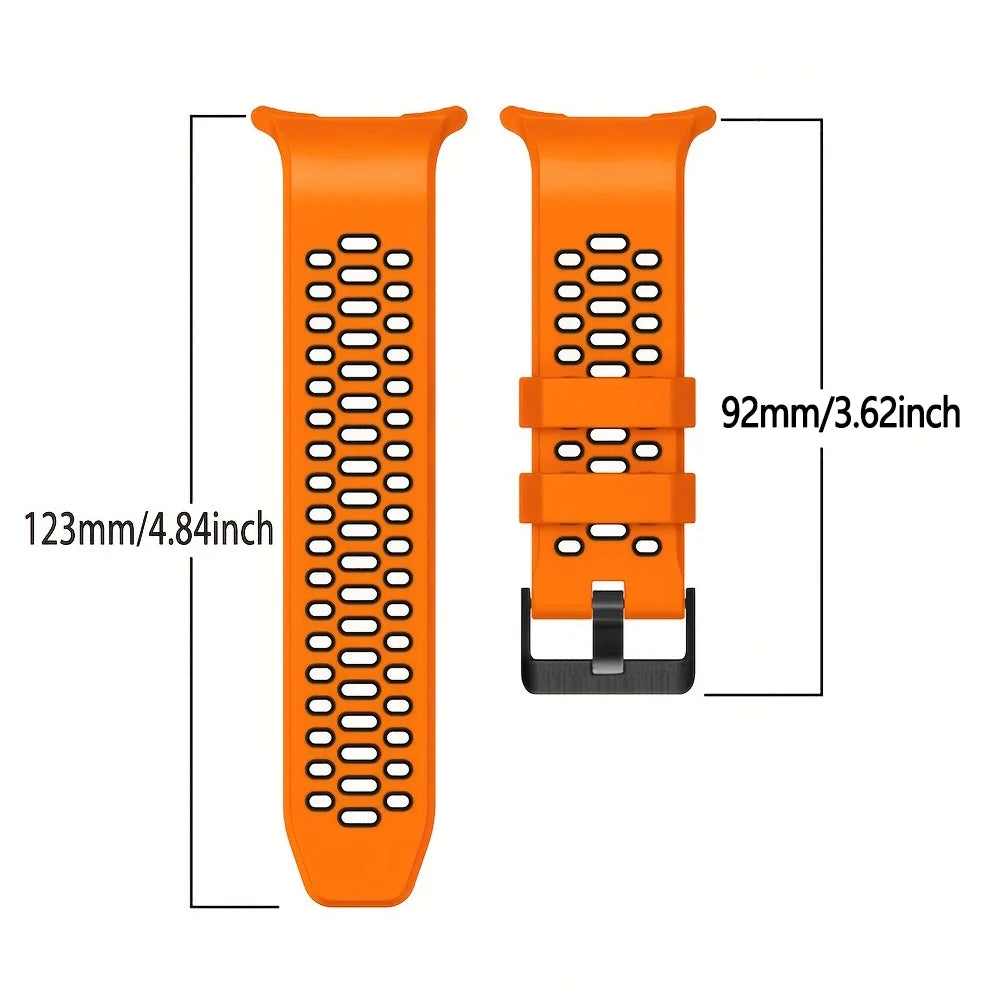 Silicone Breathable Band for Sports Watches | Comfortable Strap