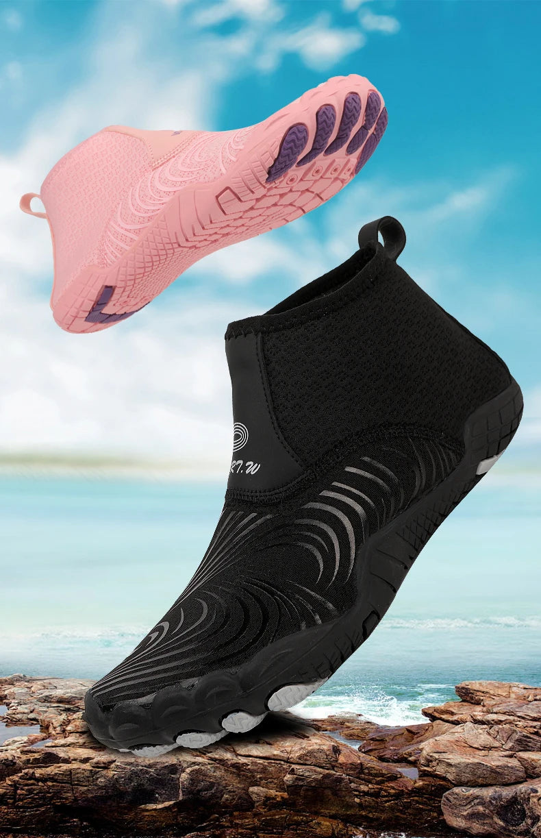 High Top Water Shoes | Versatile Diving, Swimming & Yoga Footwear