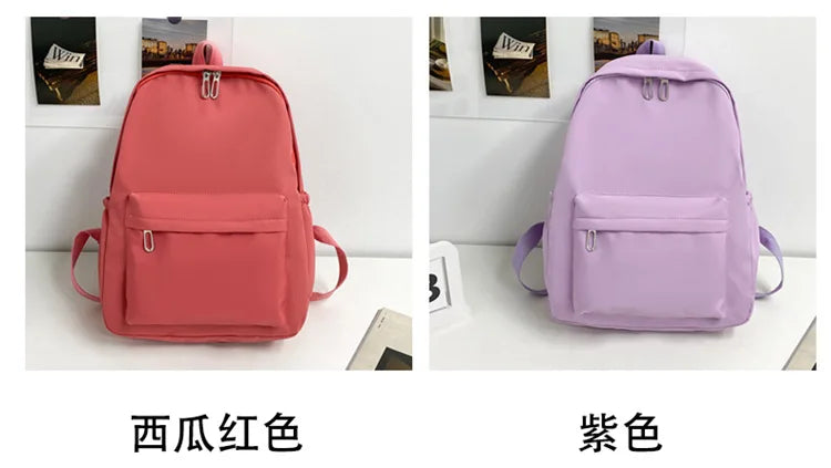 Stylish Large Capacity Backpack for Teen Girls | Minimalist School Bag